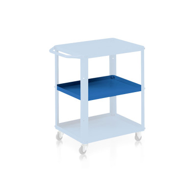 Vasca mm 600x450x30h. Blu