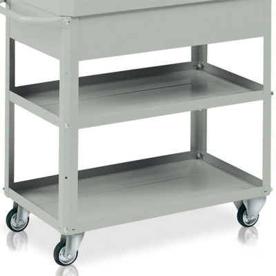 Tray for trolley mm. 800Lx450Dx30H. Grey.